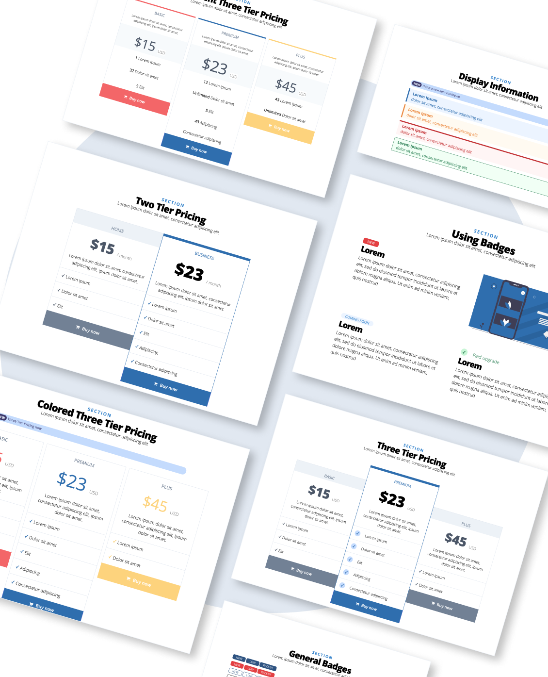Components UI Beautiful prebuilt components & templates for Carrd.co